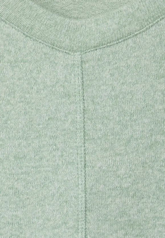 CECIL Cosy Melange Langarmshirt