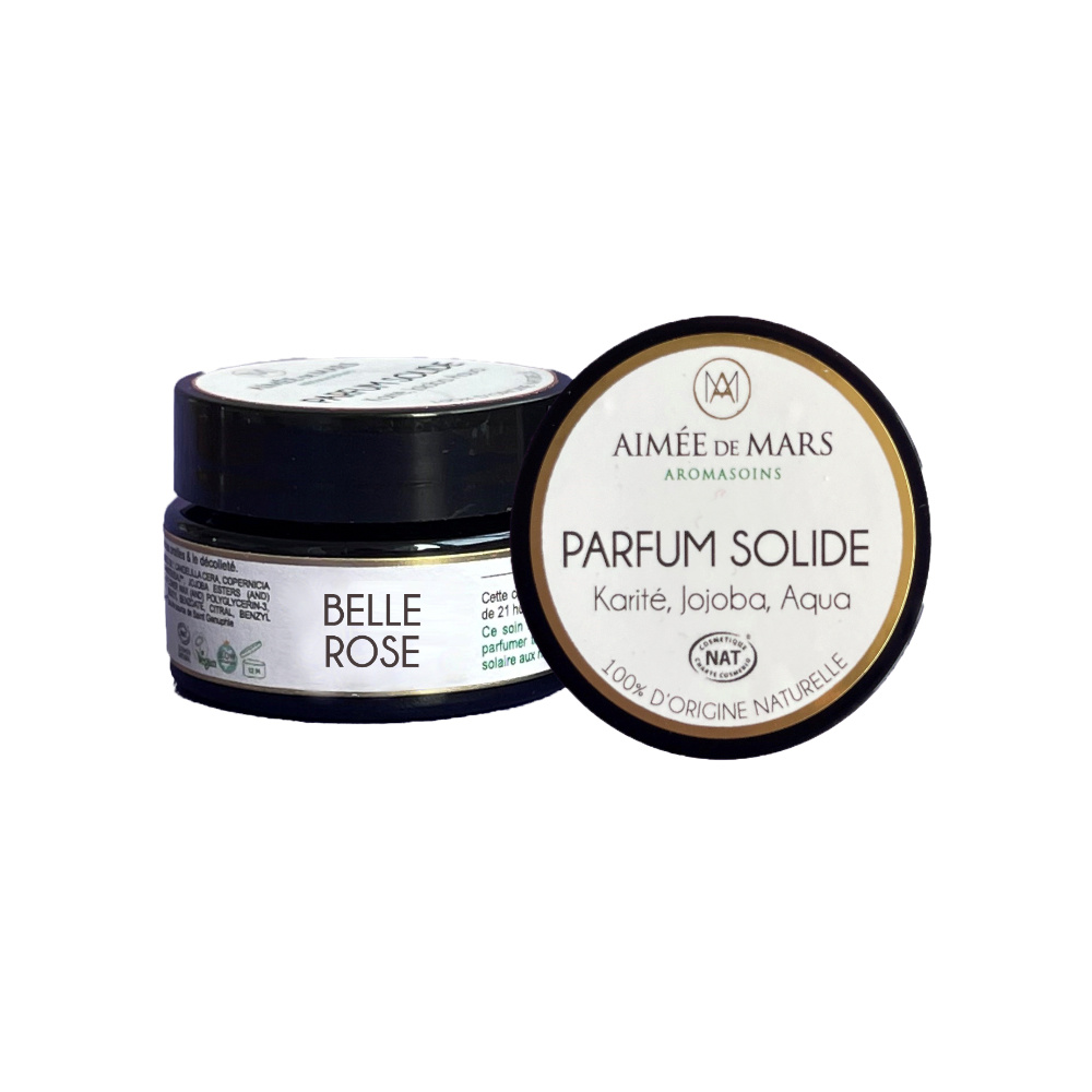 aimée de MARS Parfum solide Belle Rose Certifié Cosmos Nat parfum solide