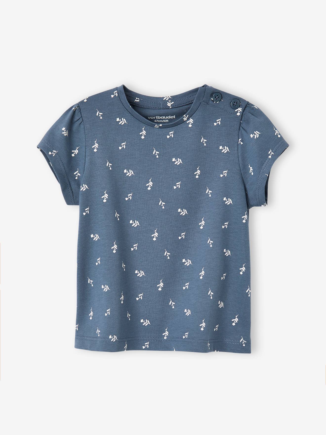 Vertbaudet 2er-Pack Baby T-Shirts BASIC Oeko-Tex - pack altrosa hello