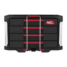 Milwaukee Accessories 4932493189 Packout Tool Box with 4 Drawers