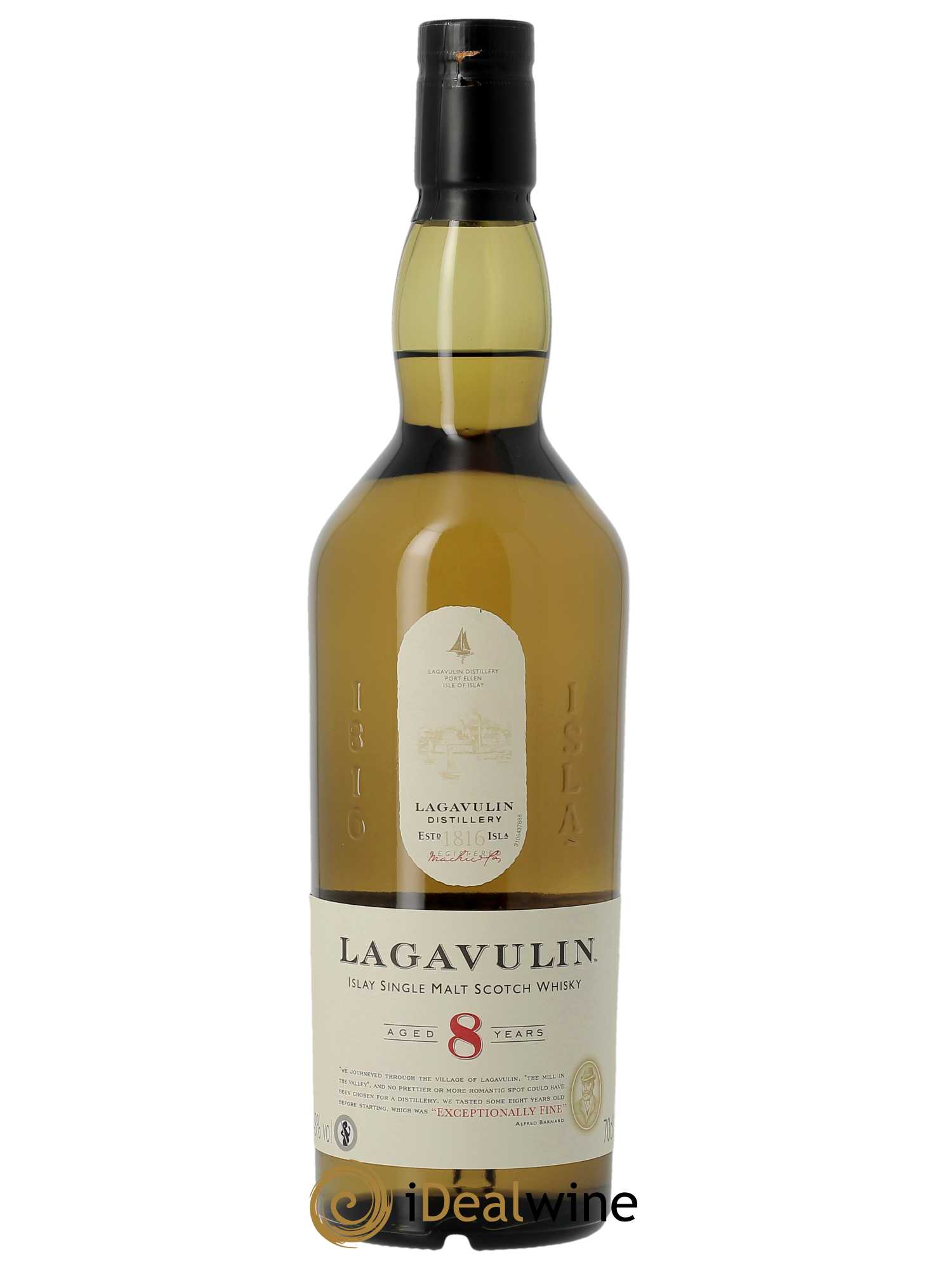 Whisky Lagavulin 8 ans Coffret Saveurs d'Écosse - 2 verres (70cl)  - Lot de 1 Bouteille