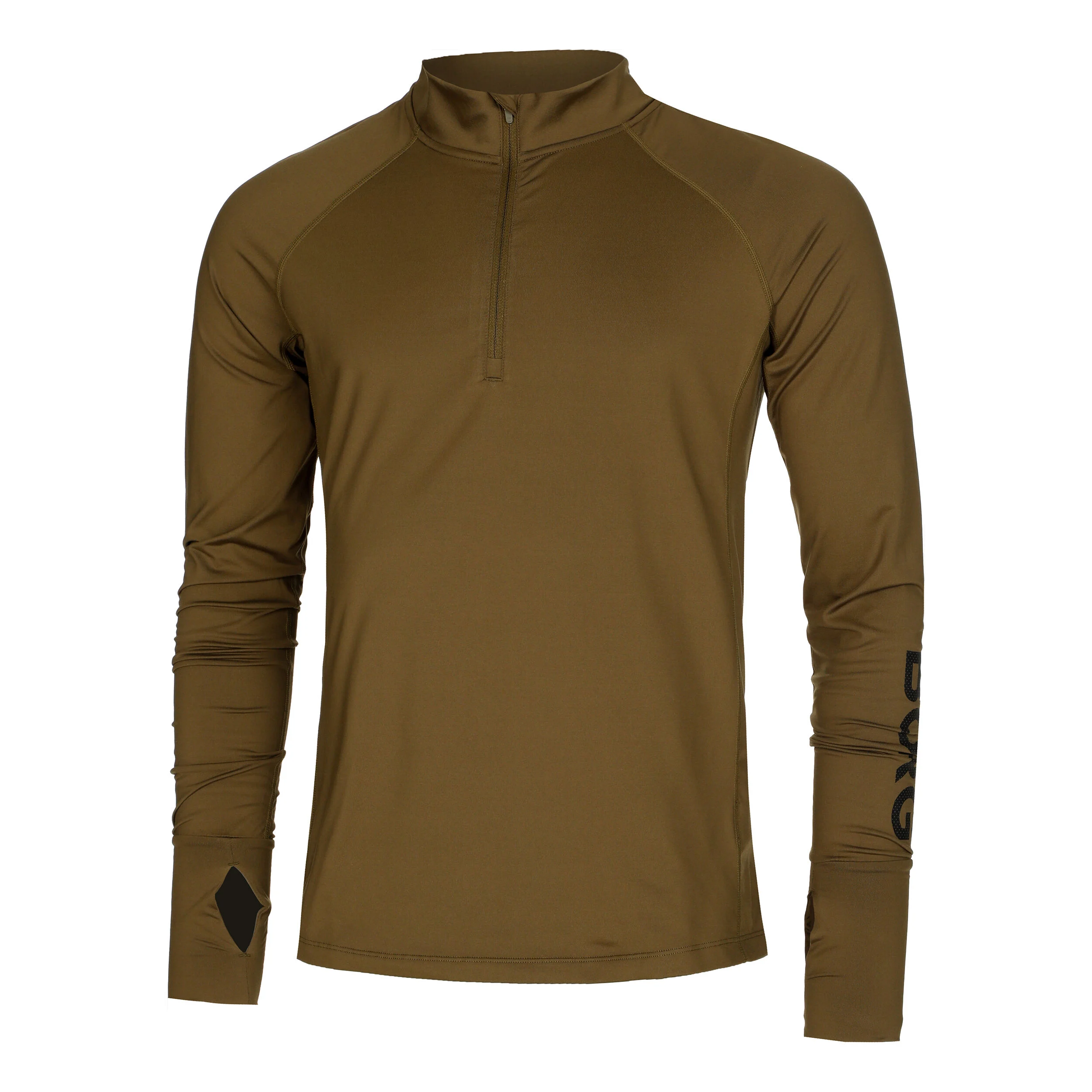 Borg 1/4 Zip Longsleeve Herren - Khaki