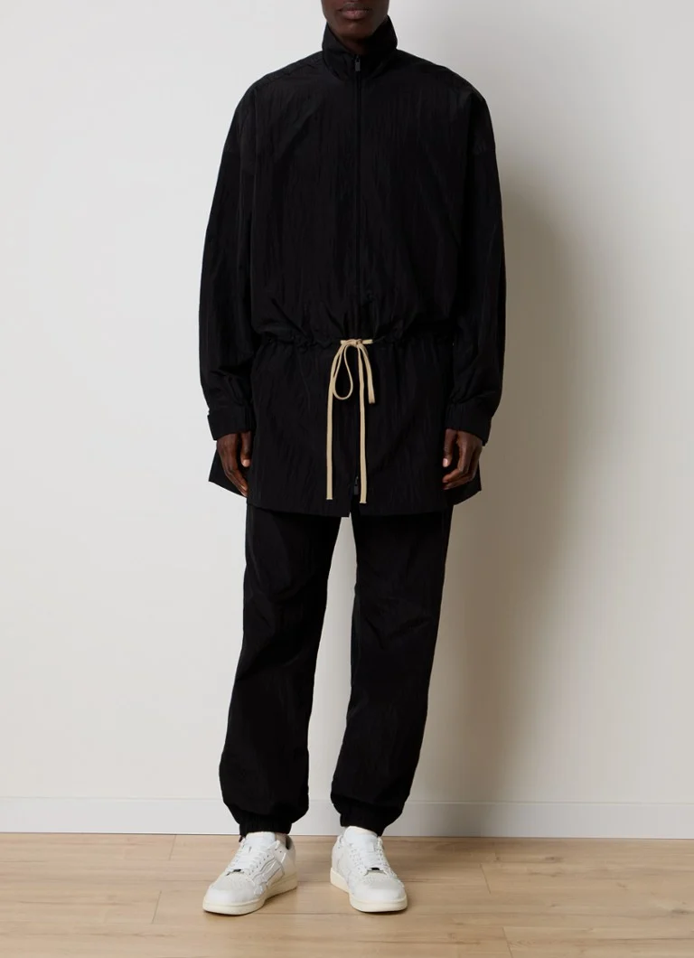 Fear of God Essentials Parka with tie belt and side pockets