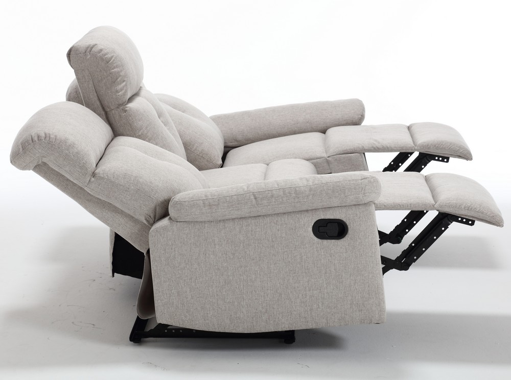 Happy Home Happyhome Polstergarnitur 3tlg. mit 5 Relaxfunktionen HSP95-BEI beige