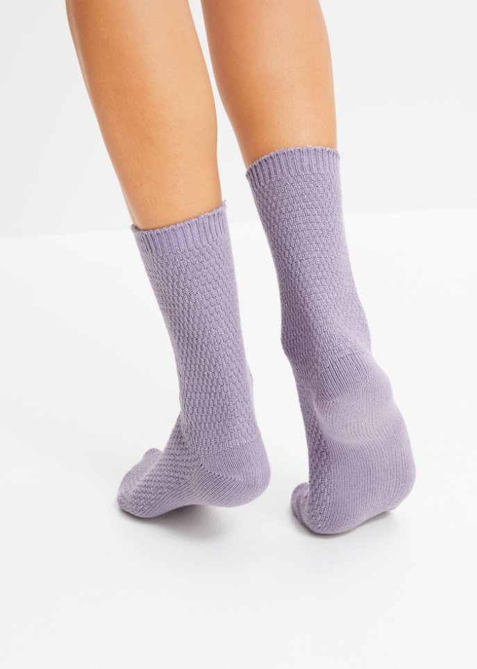 Kuschelsocken (3er Pack) mit Strukturmuster