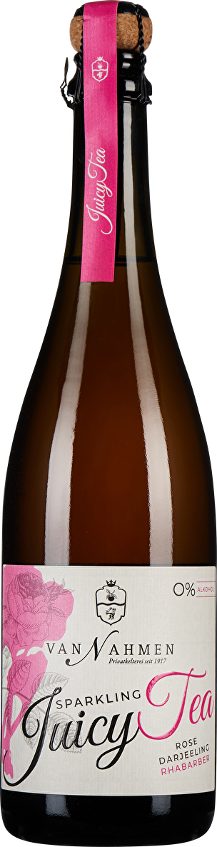 van Nahmen Sparkling Juicy Tea Rose, Darjeeling & Rhabarber