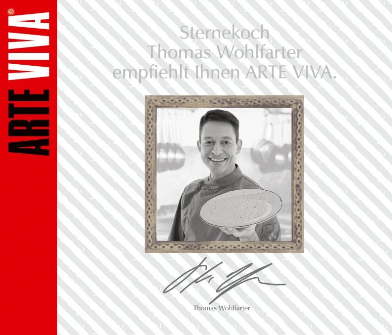 ARTE VIVA Schale Puro, Steinzeug, (Set, 4-tlg), Ø 14 cm, vom Sternekoch Thomas Wohlfarter empfohlen