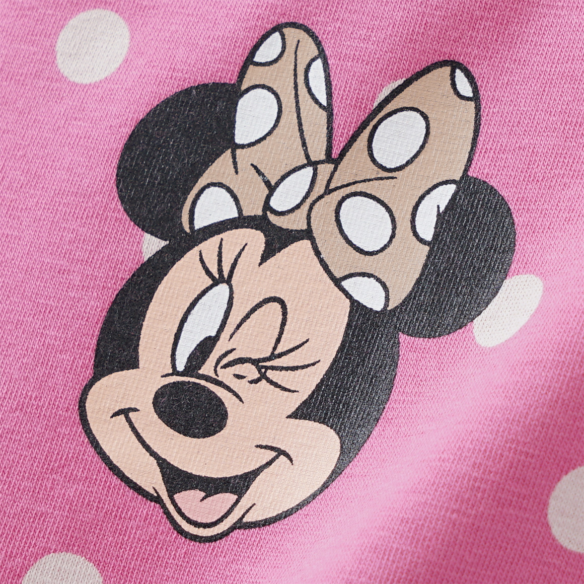 2 Minnie Maus Unterhemden mit Pünktchen