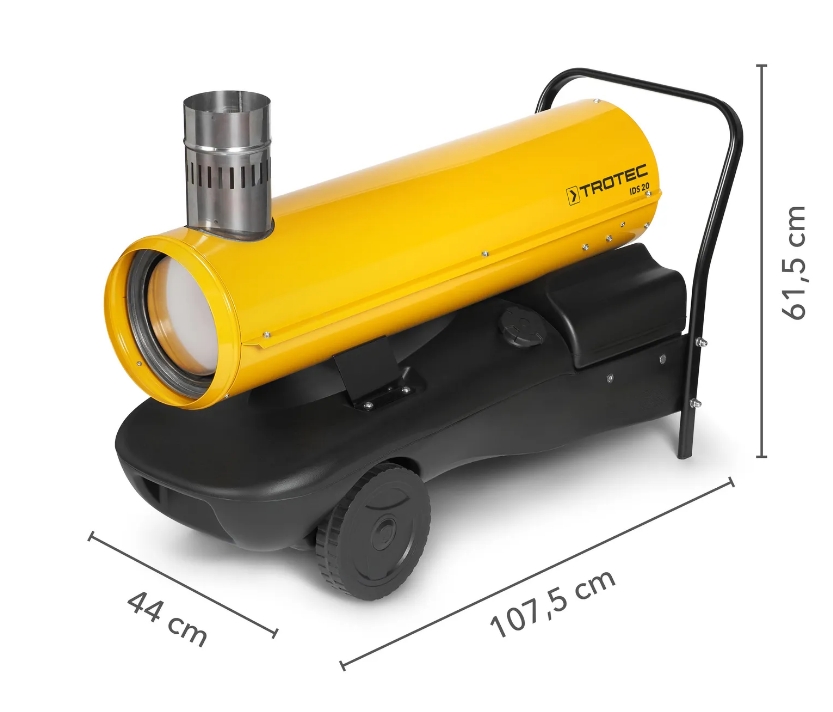 Trotec 1430000120 IDS 20 epäsuorasti lämmitettävä lämmitin 19,6 kW