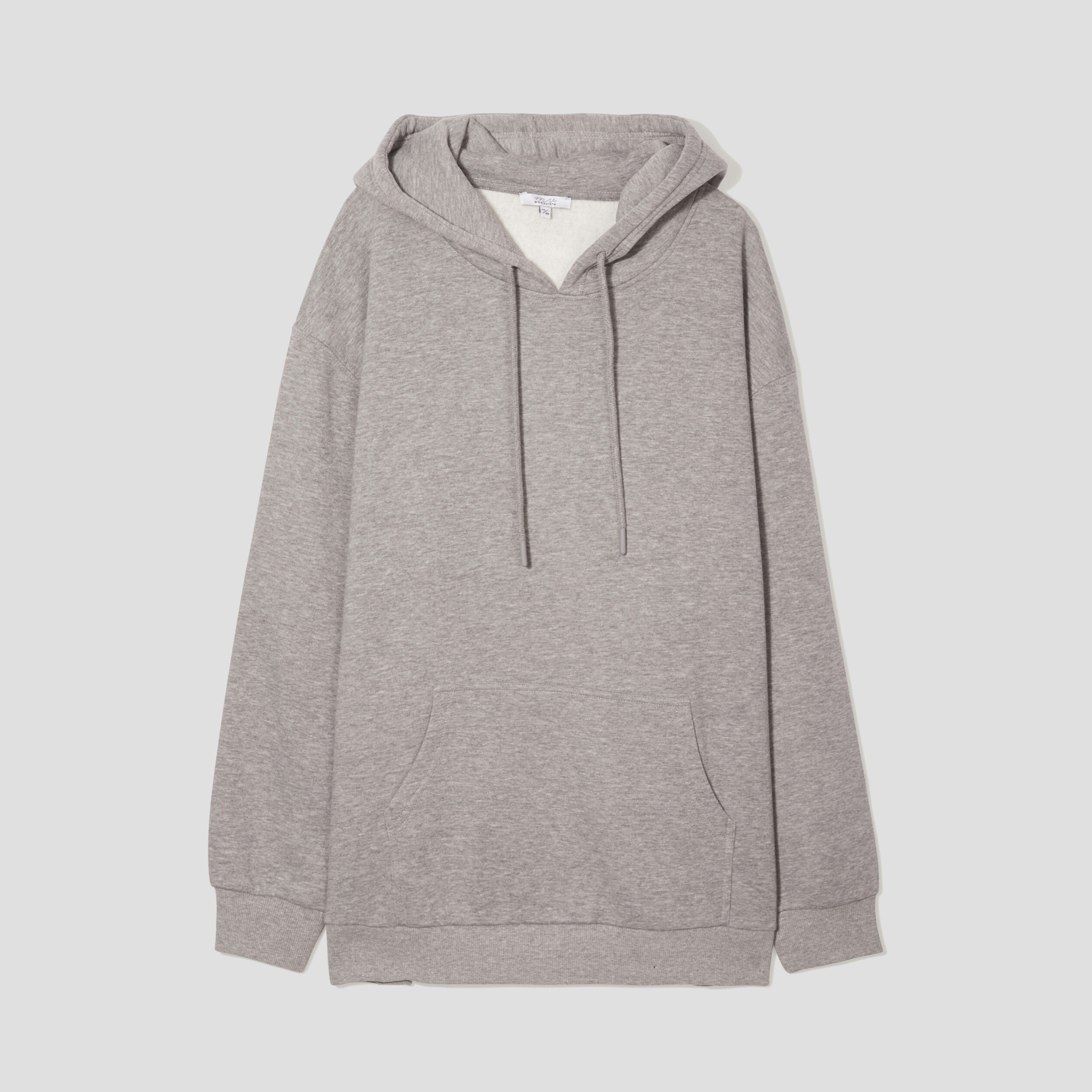 Sweat à capuche hoodie gris clair femme grande taille | La Halle
