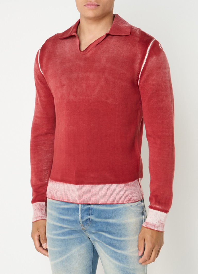 Maglione Diesel K-Lorenzo a maglia fine con finitura lavata