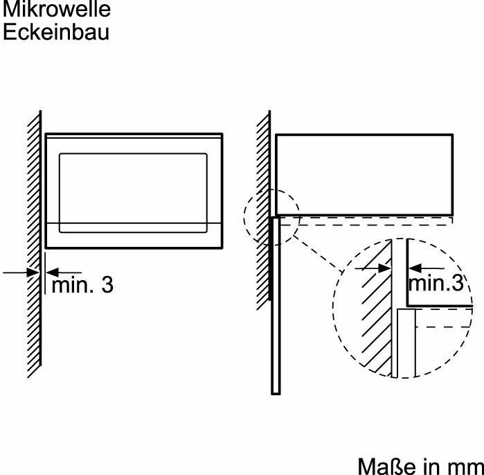 NEFF Einbau-Mikrowelle N 50 HLAWD53N0, Mikrowelle, 25 l