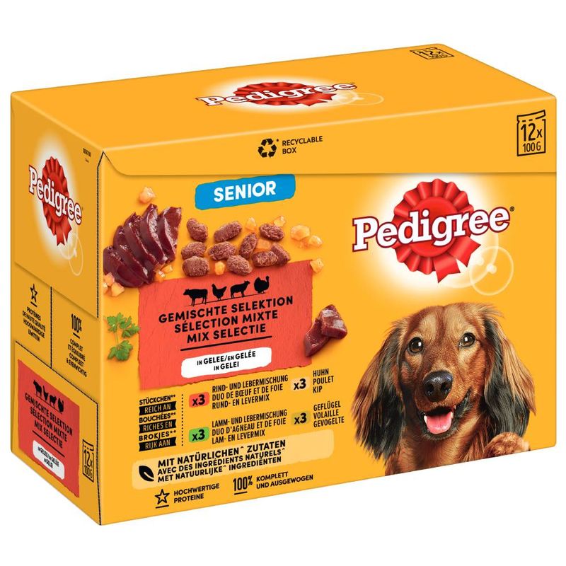 Pedigree Senior Frischebeutel Multipack
