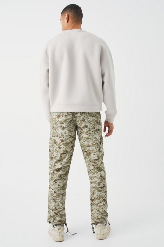Kastiges Oversize Scuba-Sweatshirt