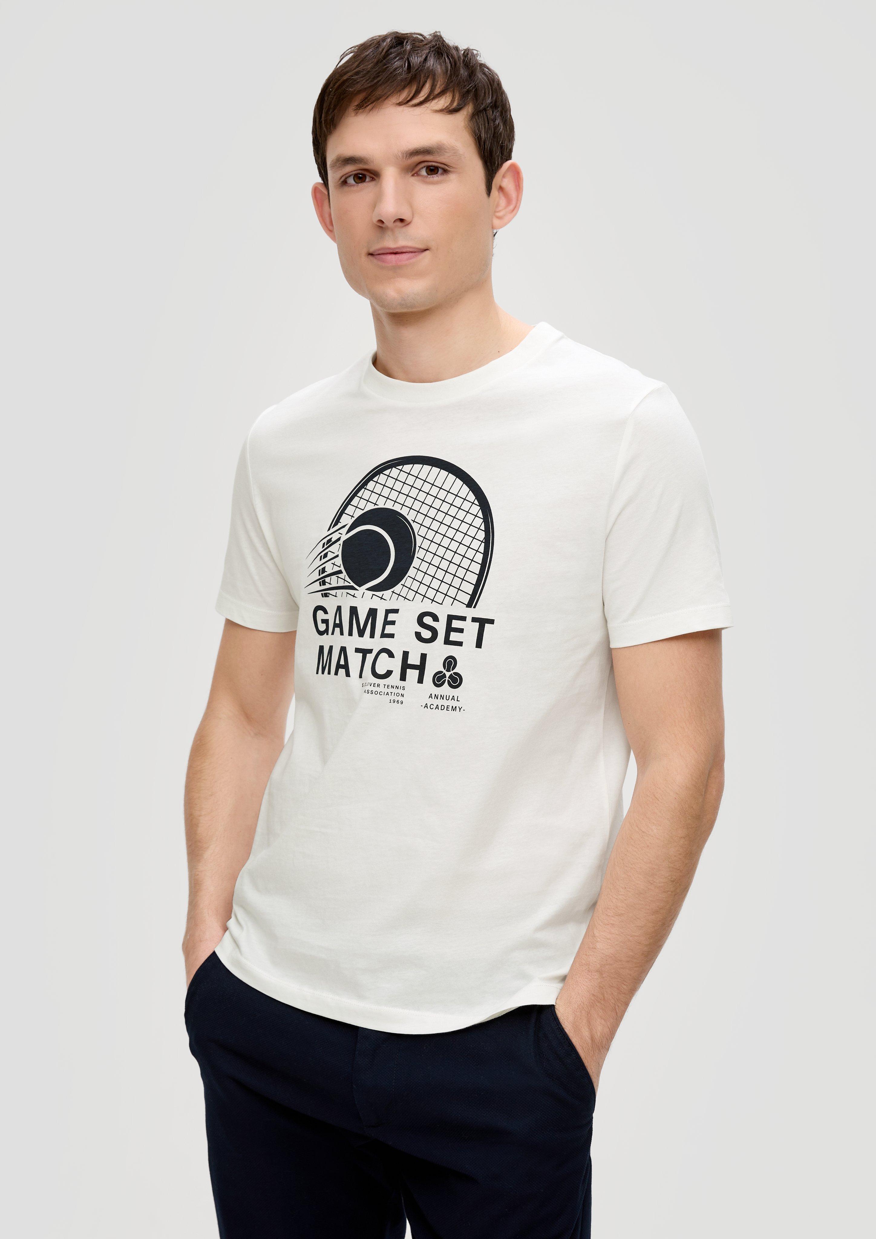 T-Shirt mit Frontprint  2141461-01D3