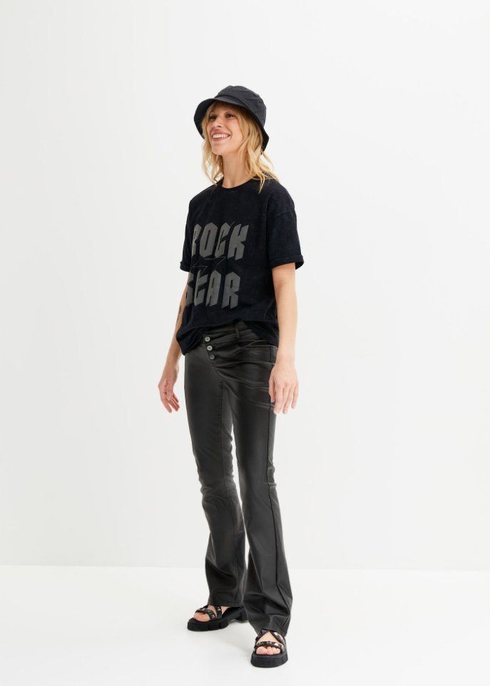 Oversize Shirt bedruckt aus Bio-Baumwolle