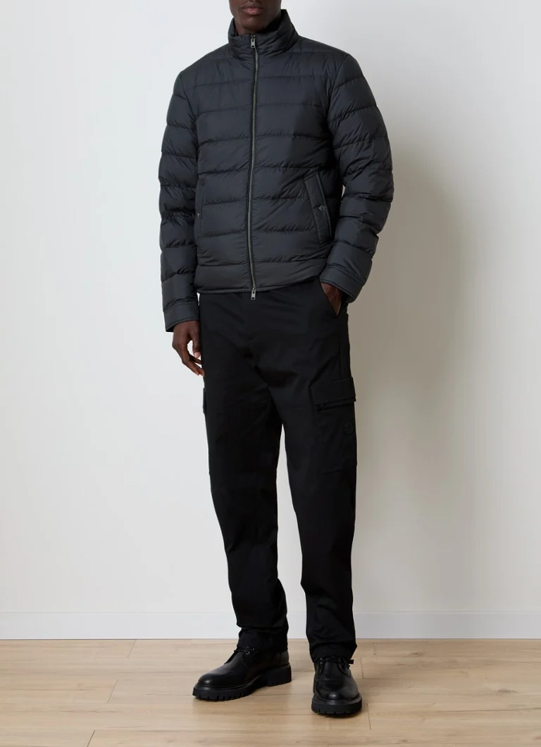 Woolrich Microfiber quilted jacket with down filling and side pockets