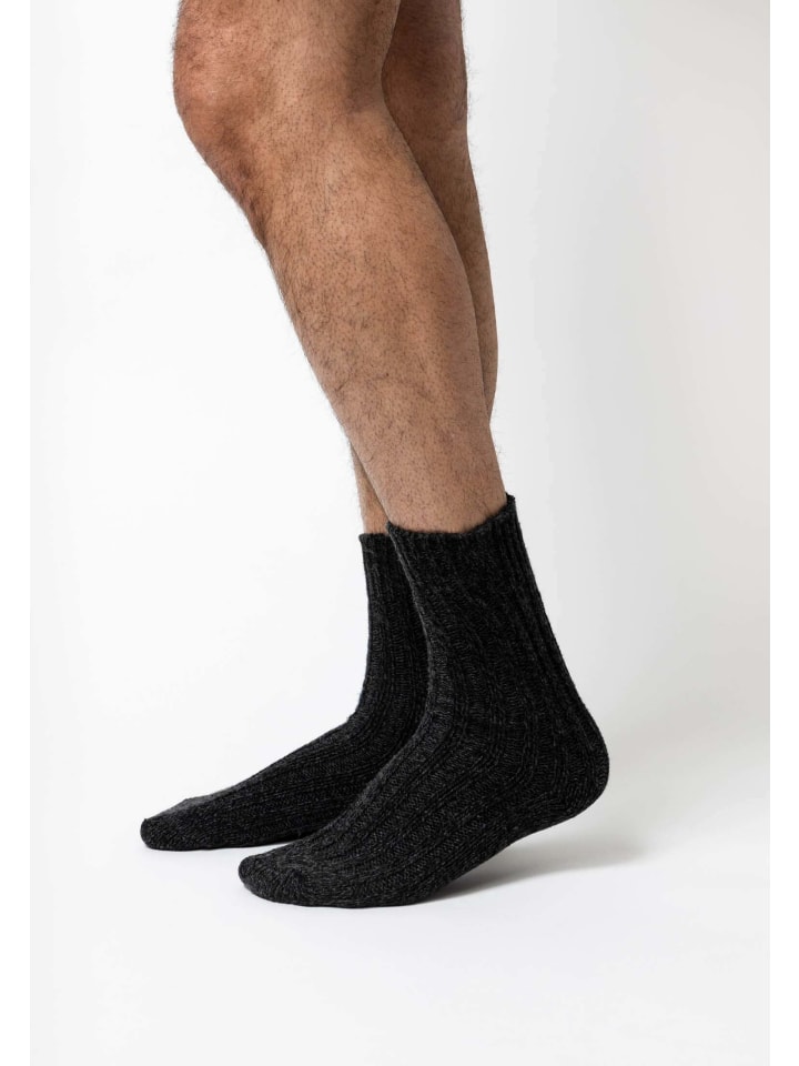 SNOCKS Norweger Socken 2 Paar in Mix (Grau/Schwarz) günstig kaufen