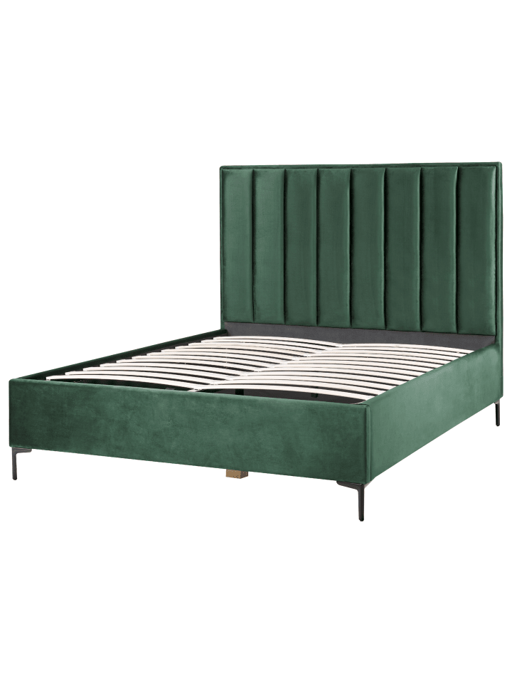 Beliani Schlafzimmer Set SEZANNE in Grün/Schwarz günstig kaufen onesize