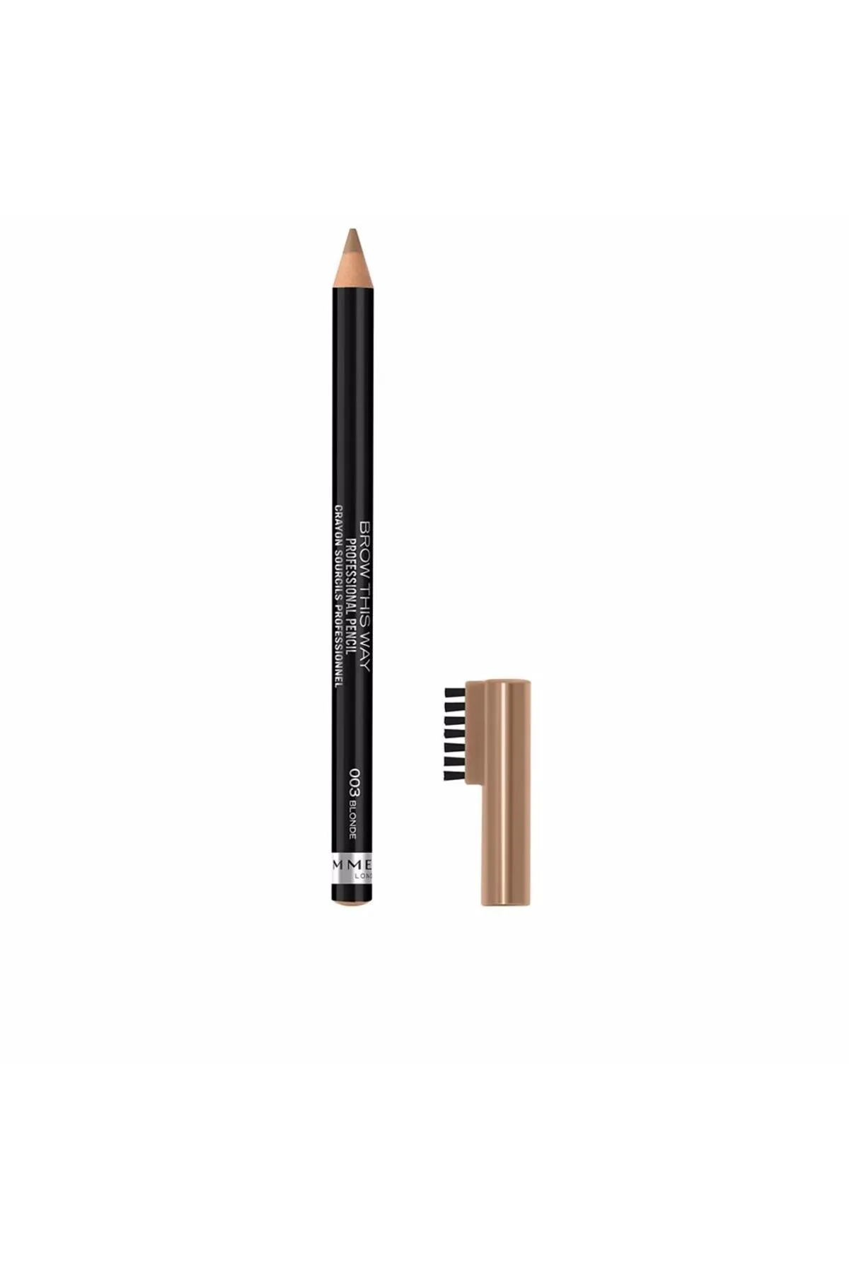 RIMMEL LONDON  Brow This Way Professioneller Bleistift #003-blond 1,41 Gr 1,41 g