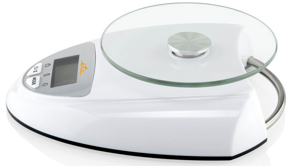 eta Küchenwaage ETA777890000, (1-tlg), bis 5kg, Genauigkeit 1g, TARE, Touch-Steuerung