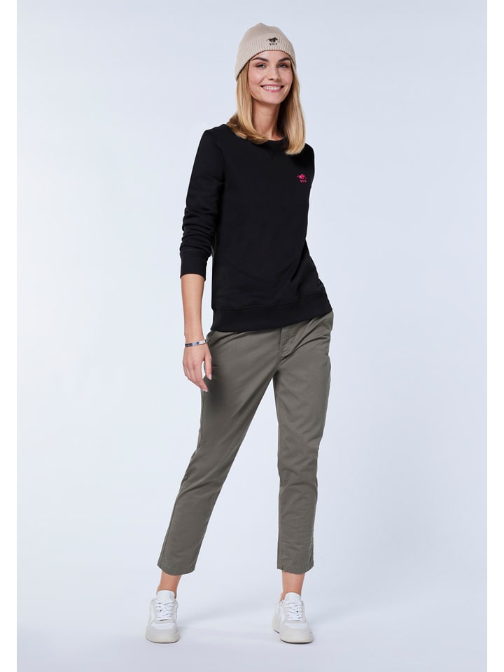 Polo Sylt Sweatshirt in Schwarz günstig kaufen