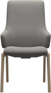 Stressless® Polsterstuhl Laurel, High Back mit Armlehne, Größe L, mit abgerundeten Beinen in Walnuss