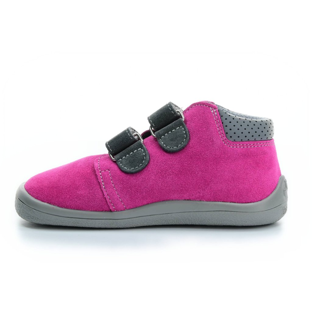 Beda Rebecca mit Membran und Hinterkappe (BF 0001/W/M/2/OP) dunkelrosa Barfuß-Stiefeletten