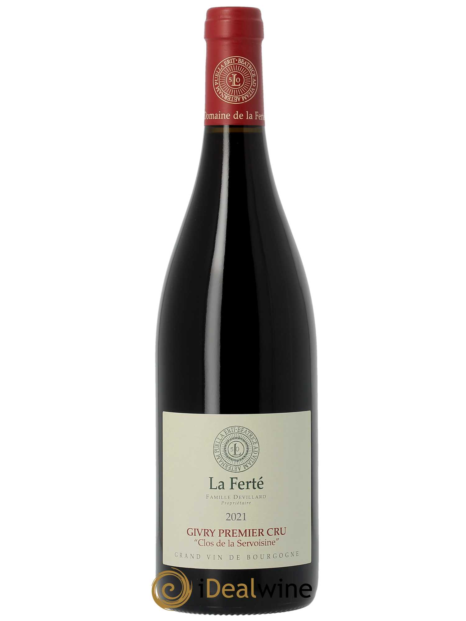 Givry 1er Cru Servoisine Domaine de la Ferté  2021 - Lot de 1 Bouteille