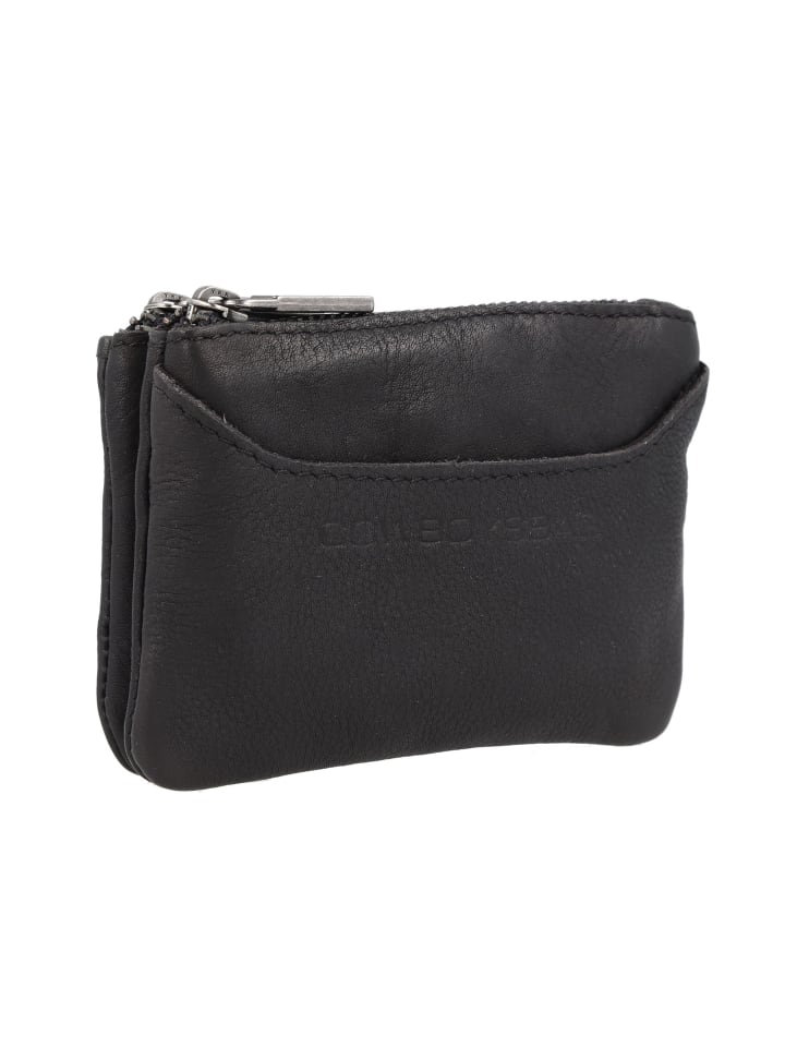 Cowboysbag Cabano Münzbörse Leder 12,5 cm in black günstig kaufen onesize