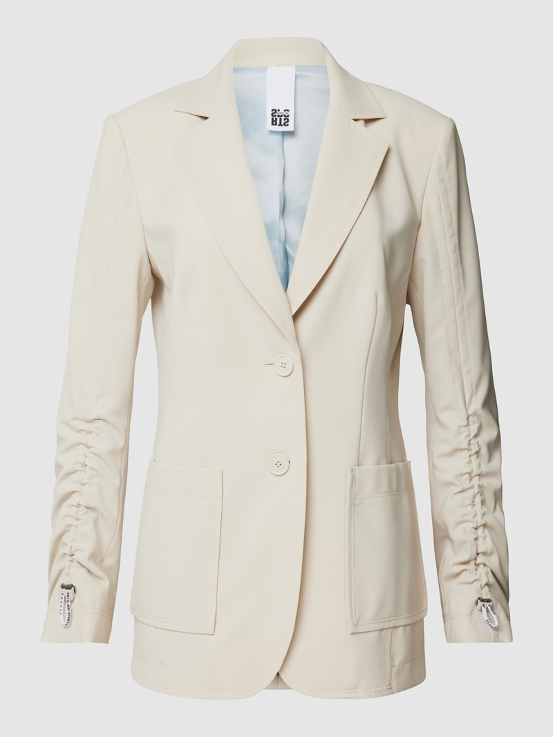 Blazer mit Reverskragen in stein
