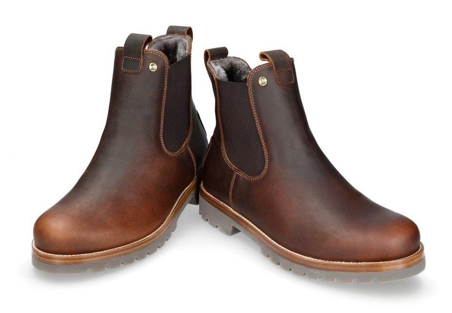 Panama Jack Burton Igloo C1 Chelseaboots mit kuscheligem Lammfellfutter