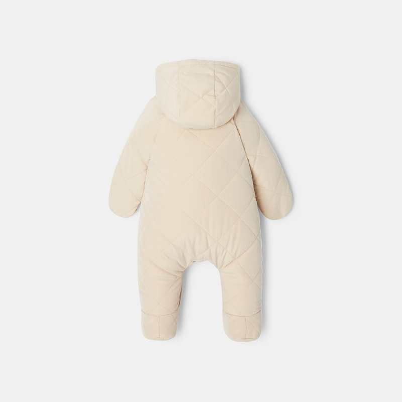 Combipilote matelassée doublée beige naissance Absorba