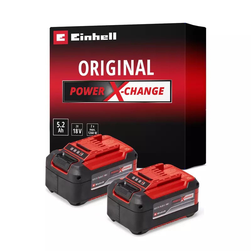 Μπαταρία Einhell 4511526 DUO-pack 2x5.2Ah 18V χωρίς φορτιστή σε κουτί