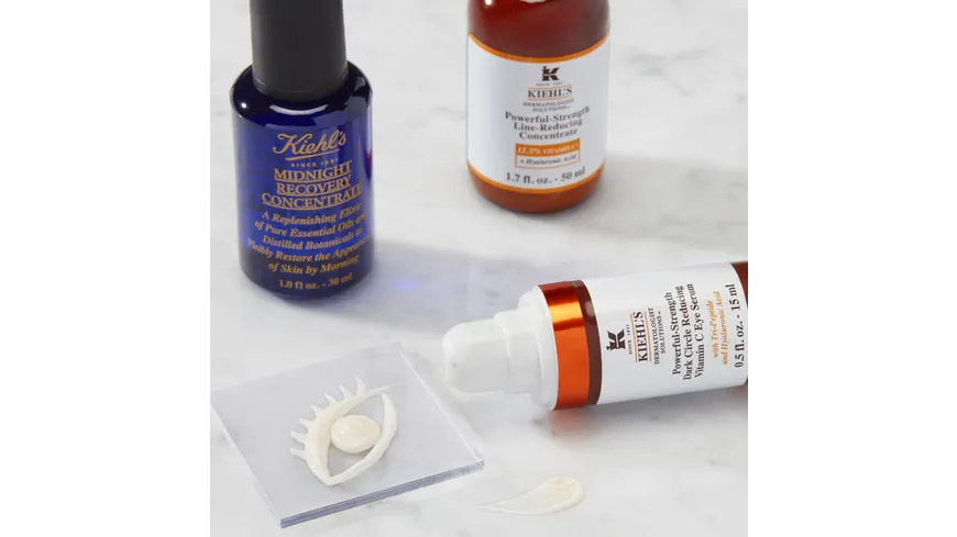 KIEHL'S Powerful-Strength Line-Reducing & Dark Circle Diminishing Vitamin C Eye Serum 15 ml