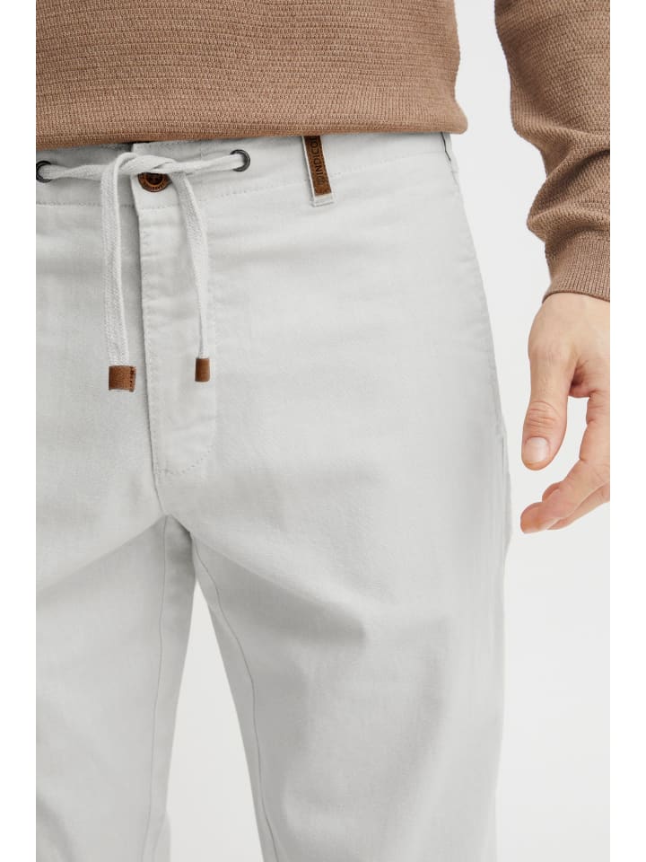 INDICODE Leinenhose IDIves 60017MM lange Hose mit Tunnelzug am Bund in Weiß günstig kaufen
