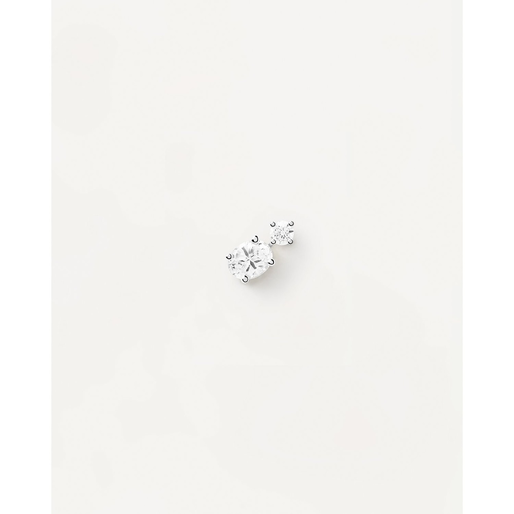 P D Paola Boucle d'oreille unique 925 Argent Boucles d'oreilles