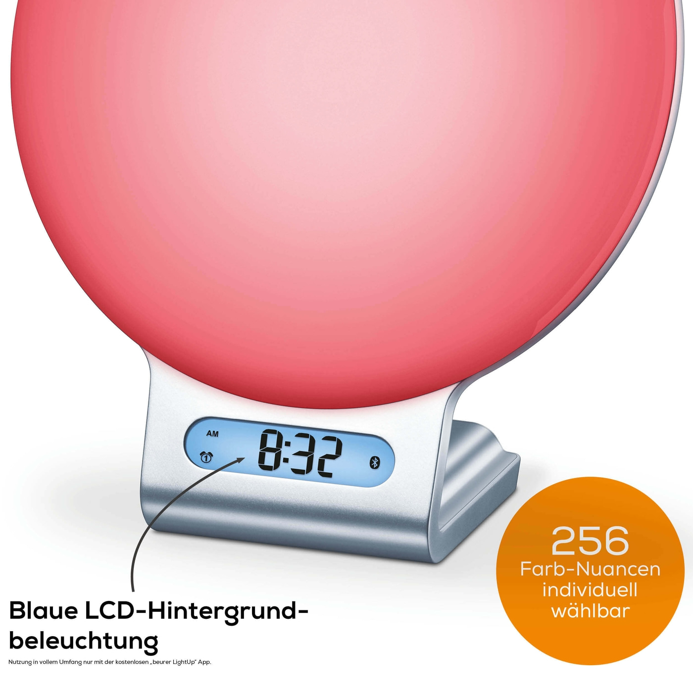 Beurer Lichtwecker WL 75-Sonnenlicht Lichtwecker für natürliches Einschlafen & Aufwachen mit App-Anbindung