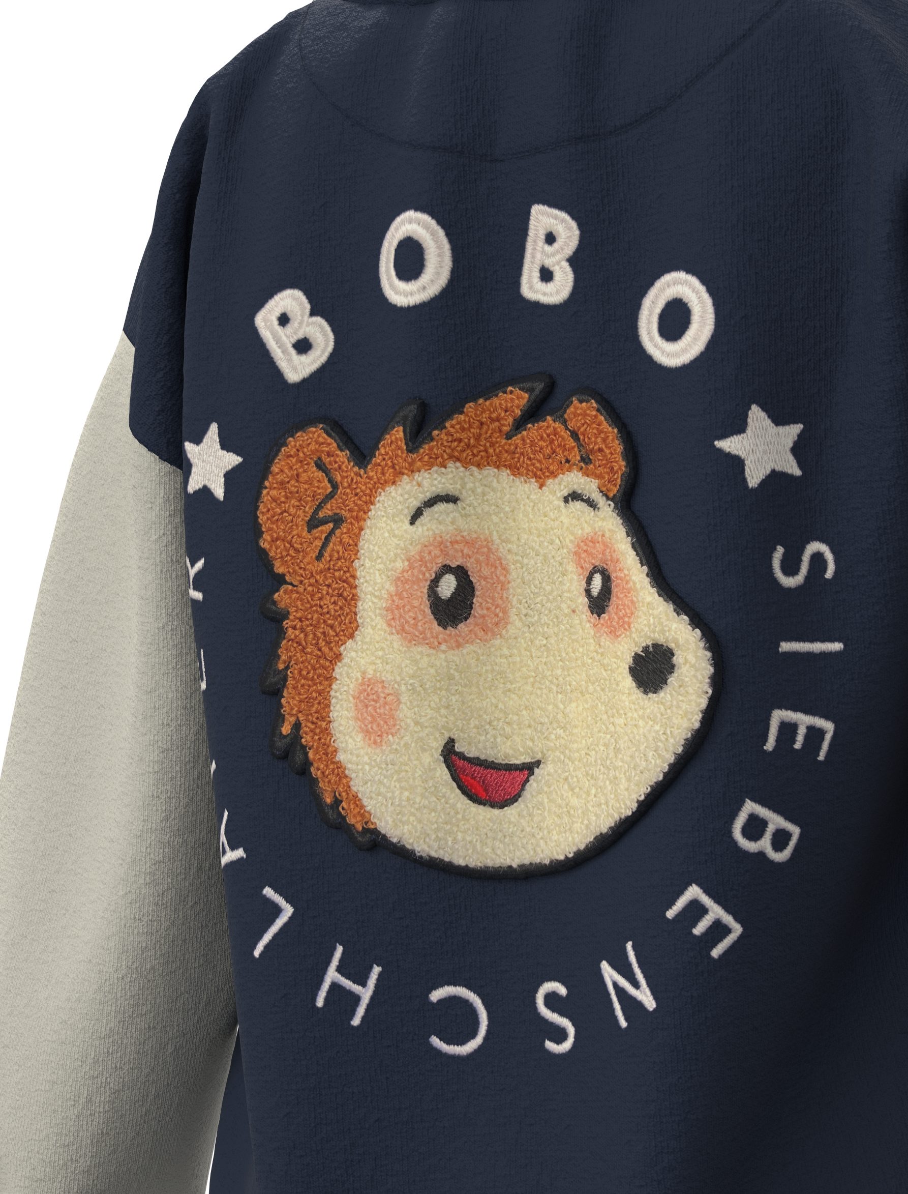Bobo Siebenschläfer Sweatjacke Bobo Siebenschläfer Sweatjacke mit flauschiger Bobo Applikation