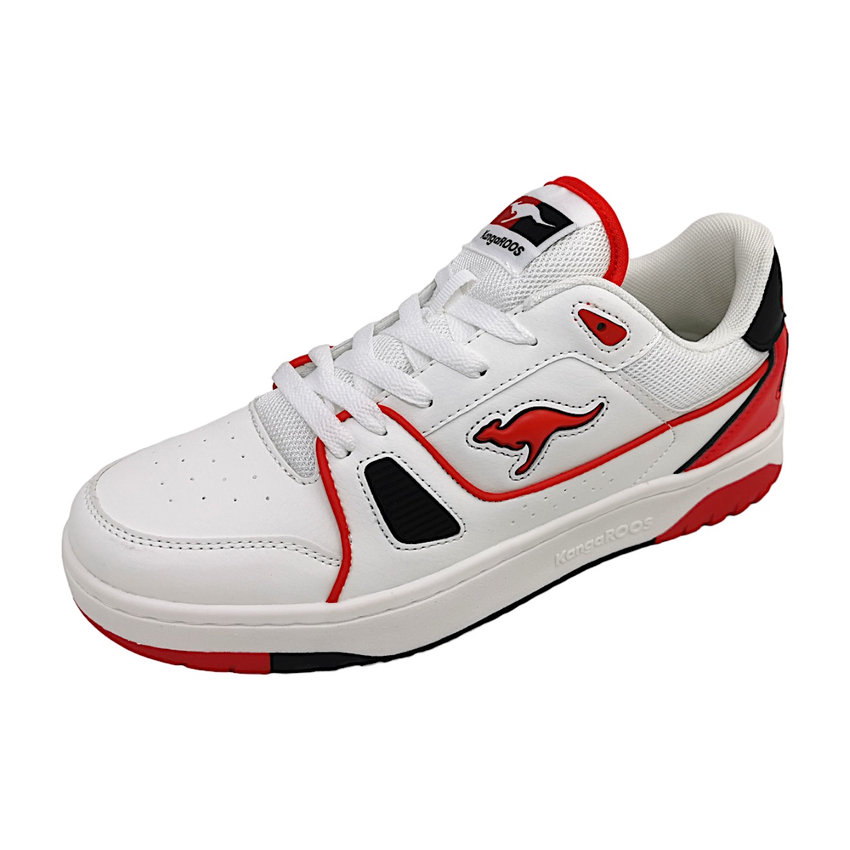 KangaRoos K-Draft Center 81156/0065 Weiß White/ Fiery Red