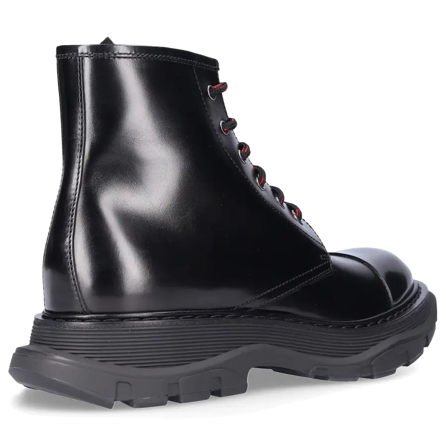 Alexander McQueen - Schnürboots WHSW1 Kalbsleder - schwarz