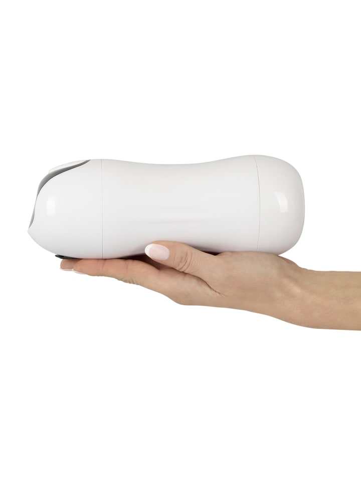 Stroker Masturbator Masturbator with 2 functions in weiß günstig kaufen 21 cm
