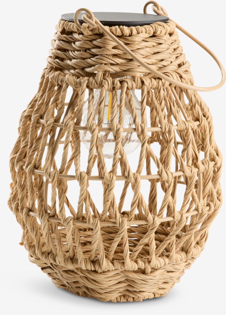 BREMSE BREMSE rechargeable lamp Ø18xW22cm natural color