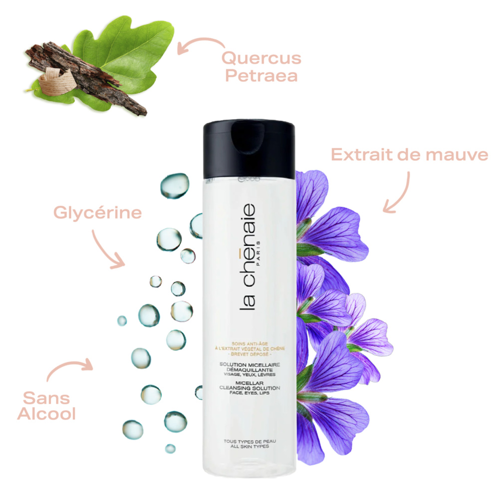 la chênaie SOLUTION MICELLAIRE DÉMAQUILLANTE Eau micellaire