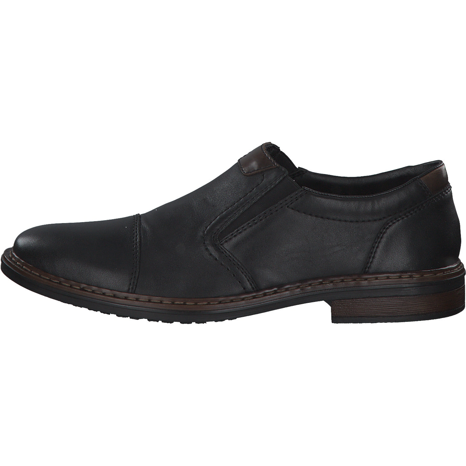 Rieker 17659, Slipper, Herren, Schwarz
