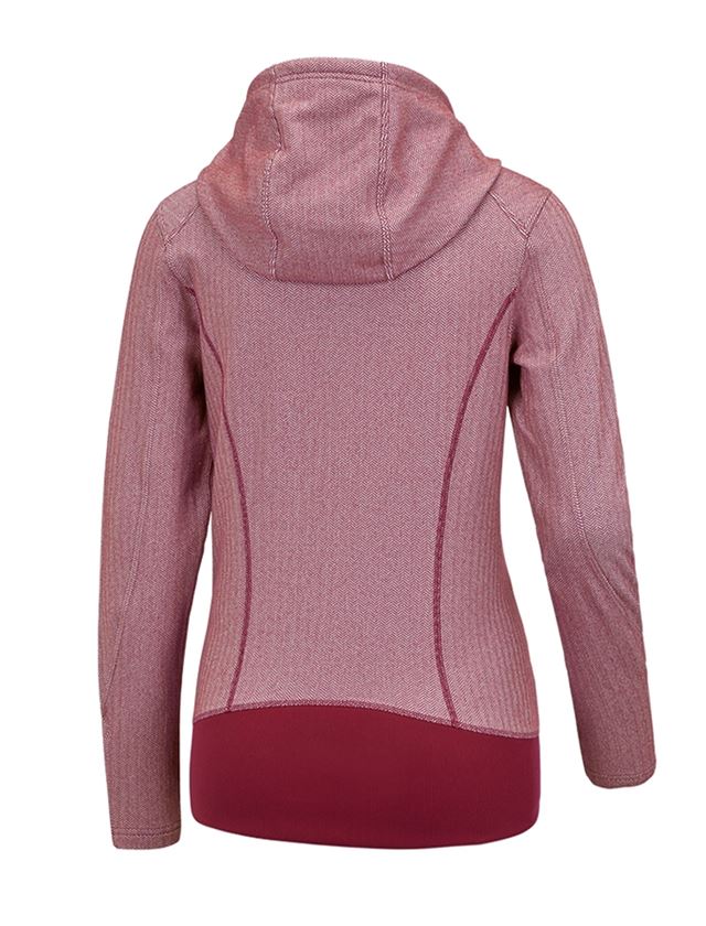 e.s. Funktions Kapuzenjacke herringbone, Damen