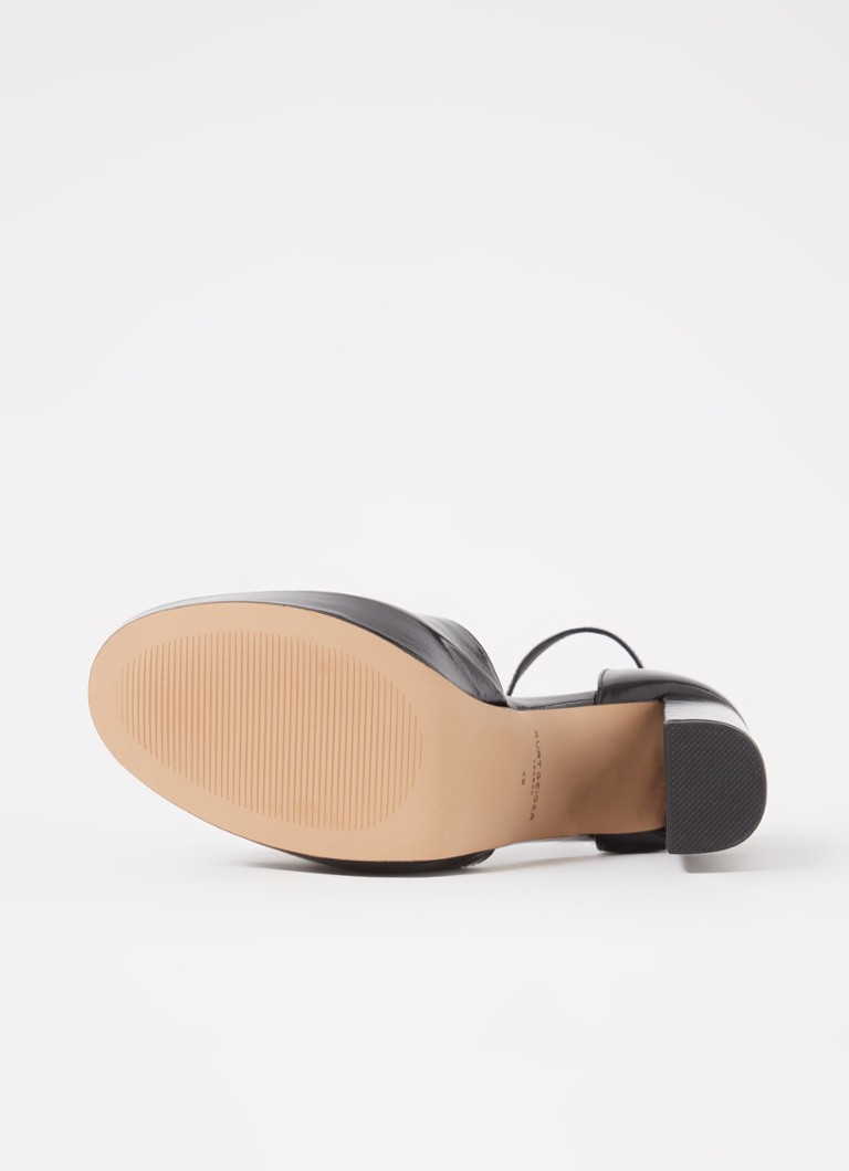 Kurt Geiger Shoreditch -lakkanahkainen avokas platform-pohjalla