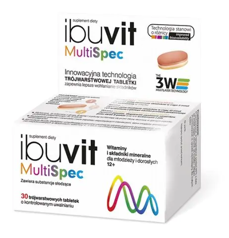 Ibuvit MultiSpec, Set vitamina i minerala, Tablete