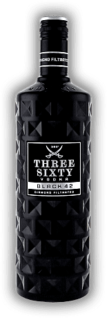 Three Sixty Vodka Black 42 1,0 Liter Three Sixty Vodka Black 42 1,0 Liter Besonders rein durch die spezielle Diamond-Filtration. 1	 Liter - Vol 42%