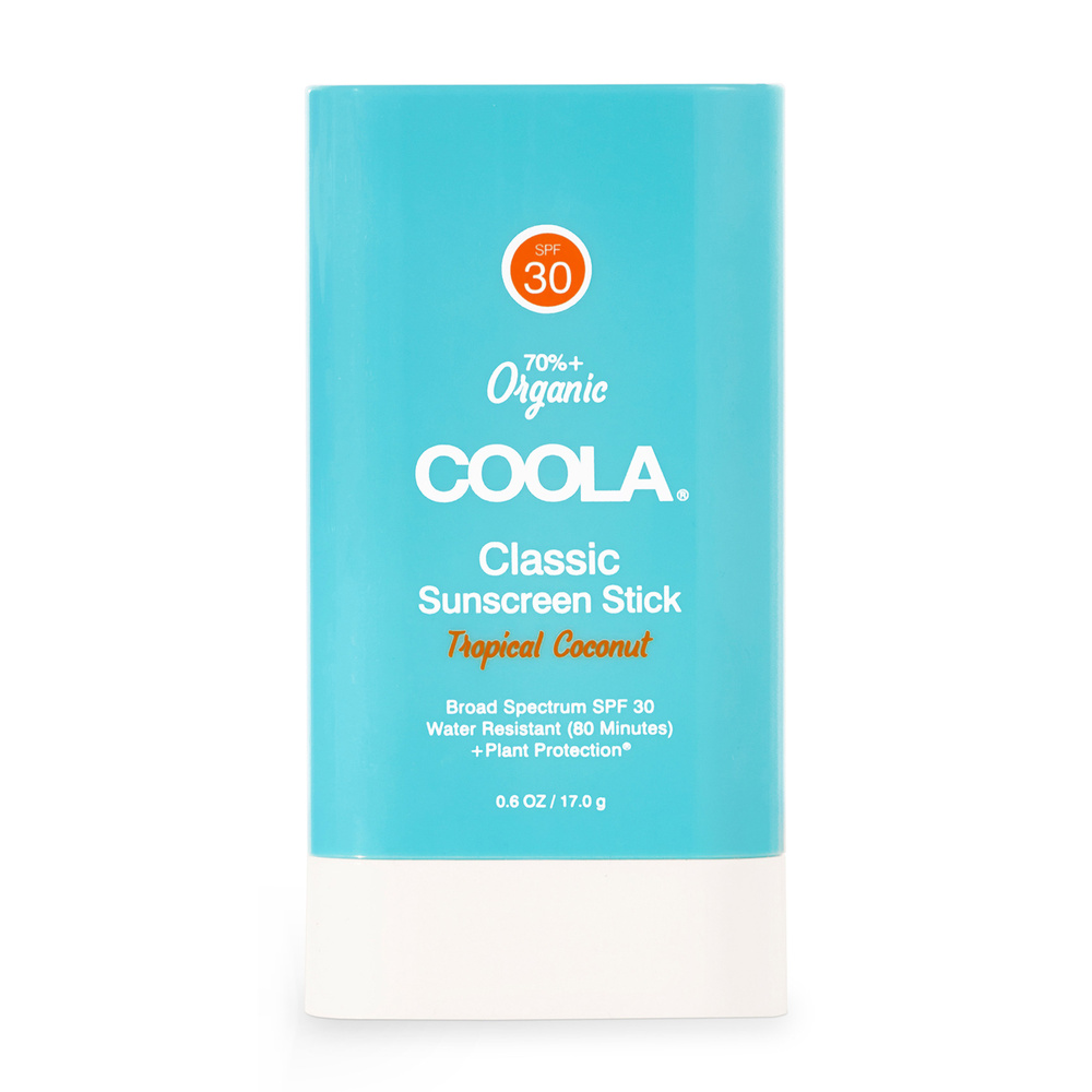 Coola Stick Solaire Visage SPF 30 Tropical Coconut Protection solaire riche en ingrédientsnaturels hydratants et antioxydants